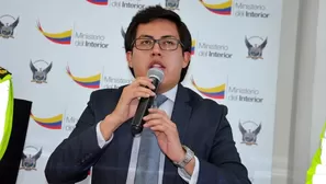 Diego Fuentes, ministro del Interior del Ecuador. Foto: Mininter Ecuador/Video: América Noticias