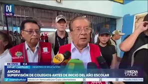 MINEDU: Menos del 2% de colegios en el país resultaron dañados/ Video y Foto: Canal N