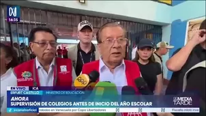 MINEDU: Menos del 2% de colegios en el país resultaron dañados/ Video y Foto: Canal N