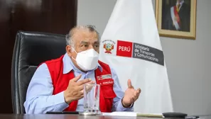 Eduardo González, ministro de Transportes. Video: Canal N / Foto: El Comercio