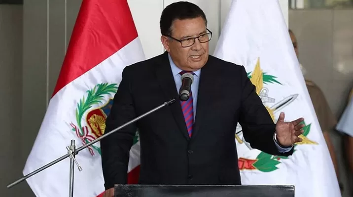 Ministro de Defensa, José Huerta. Foto: Andina Ministro de Defensa, José Huerta. Foto: Andina