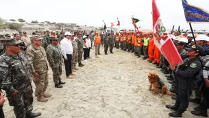 El ministro José Huerta destacó la preparación del personal militar. Foto: Mindef