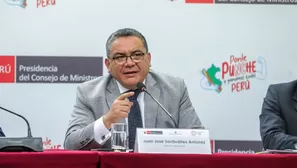 Juan José Santiváñez, ministro del Interior. Video: Canal N / Foto: Andina