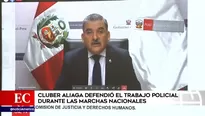 Cluber Aliaga, ex ministro del Interior. América Noticias