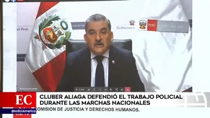 Cluber Aliaga, ex ministro del Interior. América Noticias