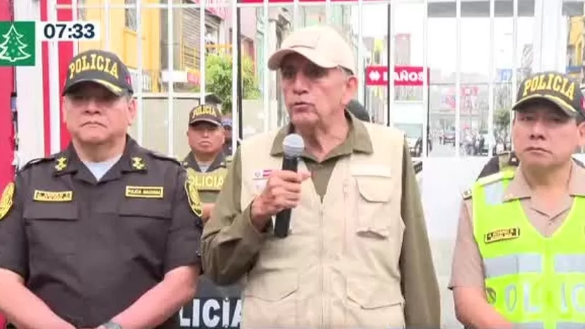 Gamarra: Ministro del Interior informó que 485 efectivos estarán ubicados en los dameros A y B