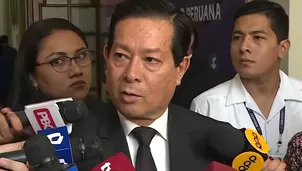 Eduardo Arana, ministro de Justicia. Video: Canal N