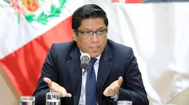 Ministro de Justicia, Vicente Zeballos. Foto: Andina Ministro de Justicia, Vicente Zeballos. Foto: Andina