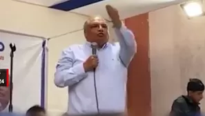 César Sandoval, de APP, fue investigado por peculado y ligado a minería ilegal. Video: Canal N