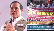 Ministro de Trabajo se reunió con representantes de Fenate