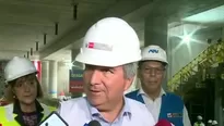 Bajo la supervisión del titular del MTC se espera retomar la construcción de manera eficiente. / Video: América Noticias