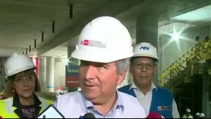 Bajo la supervisión del titular del MTC se espera retomar la construcción de manera eficiente. / Video: América Noticias