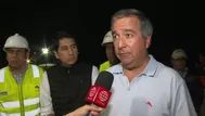 Ministro de Transportes sobre colapso del puente Chancay