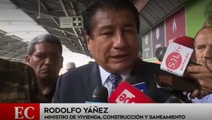 Ministro de Vivienda, Rodolfo Yáñez. Foto-Video: América Noticias