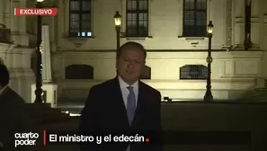 El ministro y el edecán