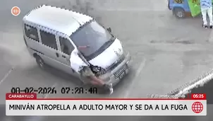 Miniván atropella a un adulto mayor y escapa en Carabayllo. Foto y video: América Noticias