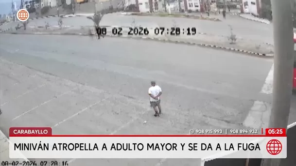 Miniván atropella a un adulto mayor y escapa en Carabayllo. Foto: América Noticias