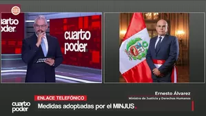 Minjus anulará contratos por S/16 millones con la empresa GZ Perú. Video: Canal N