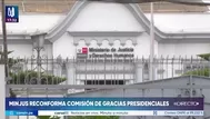 Minjus oficializó cambios en Comisión de Gracias Presidenciales