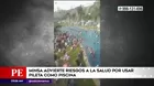 Minsa advirtió los riesgos a la salud por usar piletas como piscinas