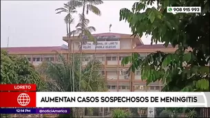 Casos de meningitis en Loreto. América Noticias