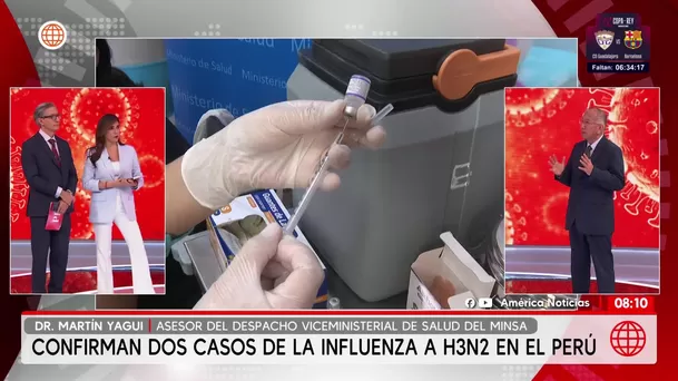Minsa da más detalles sobre la influenza A H3N2 en el país. Foto: América Noticias Minsa da más detalles sobre la influenza A H3N2 en el país. Foto: América Noticias