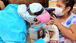 Vacunación a niños. Foto: Andina / Difusión