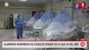 Ministerio de Salud registra más de 55 mil casos de dengue en el país. Foto y video: América Noticias