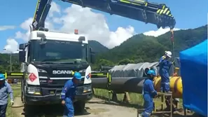 Minsa reporta 35 atendidos tras incidente en planta de Megantoni. Foto y video: Canal N