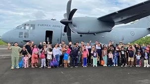 Un grupo de 20 niños awajún de Condorcanqui (Amazonas) fue trasladado a Lima para recibir tratamiento en el INSN San Borja. El Minsa, la FAP y el SIS garantizaron la evacuación médica, la cobertura integral y el acompañamiento en su lengua originaria. Foto: Minsa. Video: Canal N