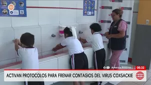 Minsa y Minedu activan protocolos por brote del virus Coxsackie. Foto y video: América Noticias