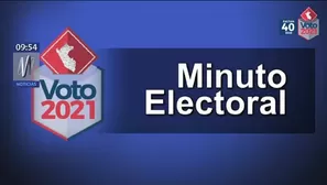 Minuto electoral.