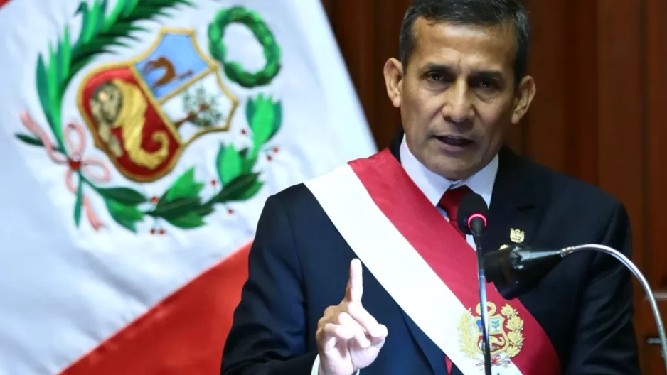 Humala pronunci&oacute; su &uacute;ltimo mensaje ante el Congreso de la Rep&uacute;blica. Foto: Andina