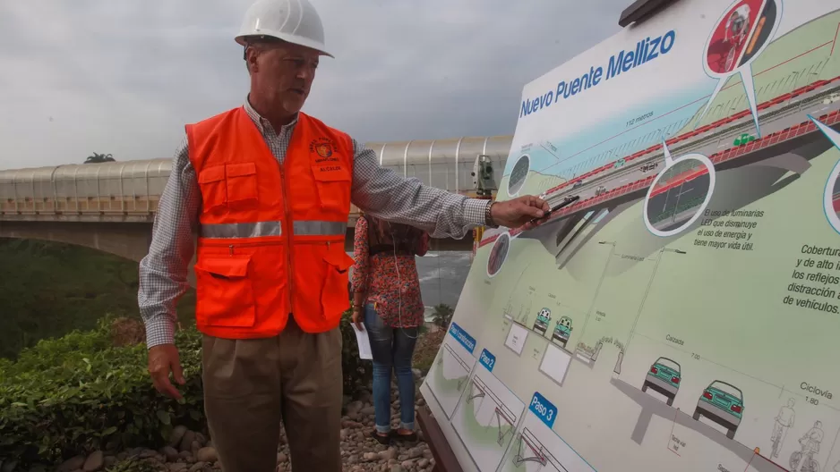 Jorge Muñoz Wells, alcalde del distrito, explicó que los planes de finalización de las obras serían para el 23 de febrero. Foto: Andina