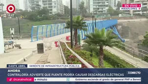 Puente Miraflores–Barranco tiene fallas observadas por Contraloría antes de su entrega