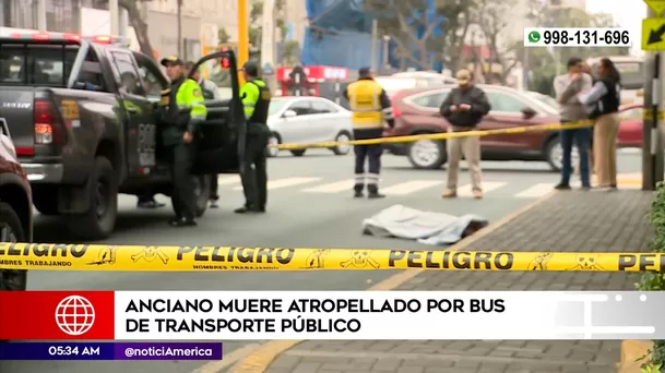 Accidente de tránsito en Miraflores. Foto: América Noticias