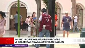 Ordenanza prohíbe a cambistas en Miraflores. Foto: América TV