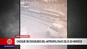 Choque de buses.