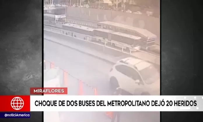damnificados choque buses Miraflores Underlying risks: fleet age and driver fatigue