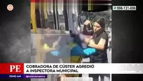 Cobradora agredió a inspectora en Miraflores. Foto y video: América Noticias