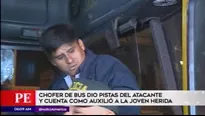 Conductor de bus incendiado. América Noticias