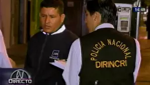  Los delincuentes usaron una comba para ingresar al local.