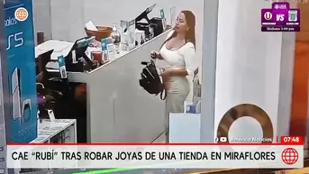 La intervenida fue puesta a disposición de las autoridades competentes / Video: América Noticias
