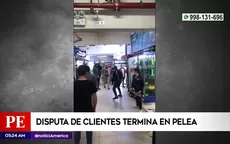 Miraflores: Disputa de clientes termina en pelea - Noticias de pelea