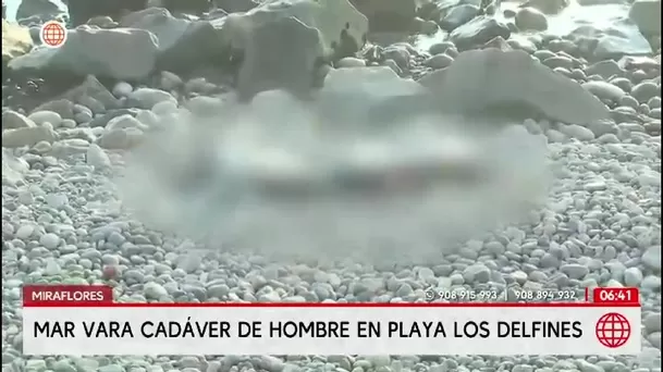 Miraflores: Hallan cadáver de hombre en playa Los Delfines/ América Noticias