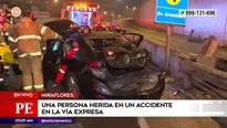 Accidente de tránsito en Miraflores. Foto y video: América Noticias