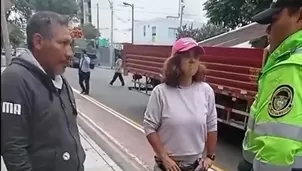 La mujer estuvo acompañada por un varón que también fue detenido por las autoridades. / Video: Canal N