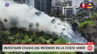 Miraflores: Investigan causas de incendio que afectó Costa Verde