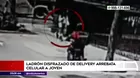 Miraflores: Ladrón disfraza de delivery arrebata celular a joven