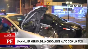 Tras choque, la conductora del vehículo quedó atrapada